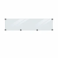 Best Plus GLAS T/KLINK-/PLANKEHEGN TRYKIMP. GRUNDMALET KLAR 174 X 44.60 CM