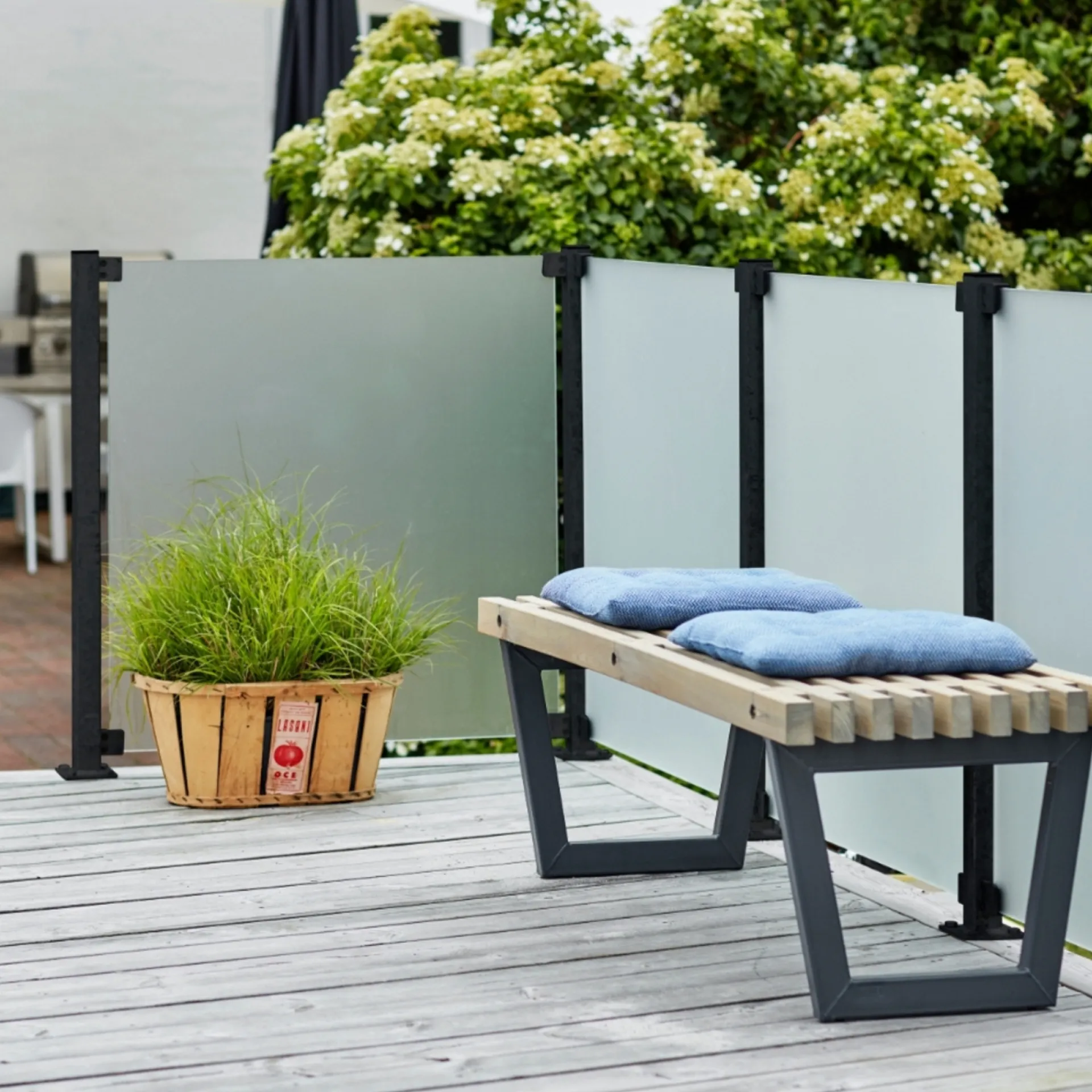 Discount Plus GLASHEGN HÆRDET FROSTED 90 X 91 X 0.60 CM