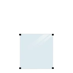Outlet Plus GLASHEGN LAMINERET KLART 90 X 91 X 90 X 0.80 CM