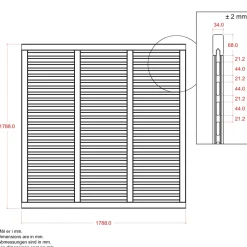 Best Plus HEGN FUNGICIDBEHANDLET & GRUNDMALET 2 GANGE HVID 180 X 180 CM