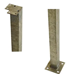 Clearance Plus HJØRNE STÅLSTOLPE VARMGALVANISERET STÅL 4.50 X 4.50 X 103.30 CM