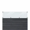 Discount Plus KLINK PROFILHEGN TRYKIMPRÆGNERET OG GRUNDMALET SORT 174 X 125 CM