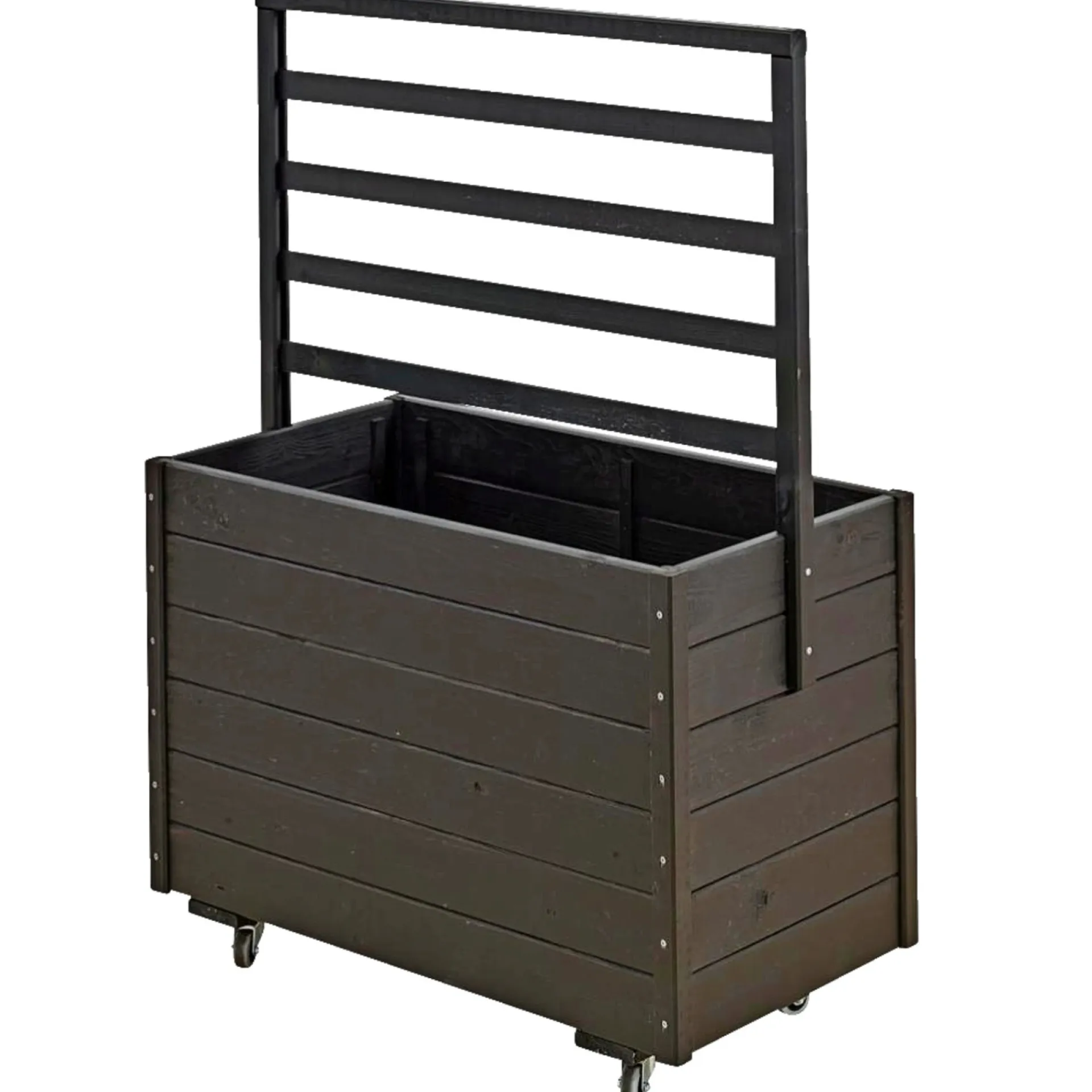 Sale Plus MED ESPALIER BLOMSTERKASSE SORT 124 X 48 X 88 CM