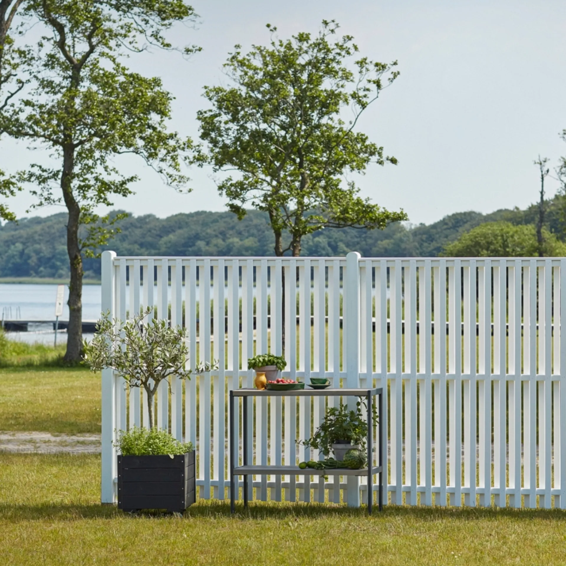 Sale Plus NAGANO HEGN FUNGICIDBEHANDLET & GRUNDMALET 2 GANGE HVID 180 X 180 CM