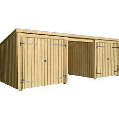 Online Plus NORDIC 3-MODUL INKL. TAGPAP/ALULISTER MULTIHAVEHUS 14 M2
