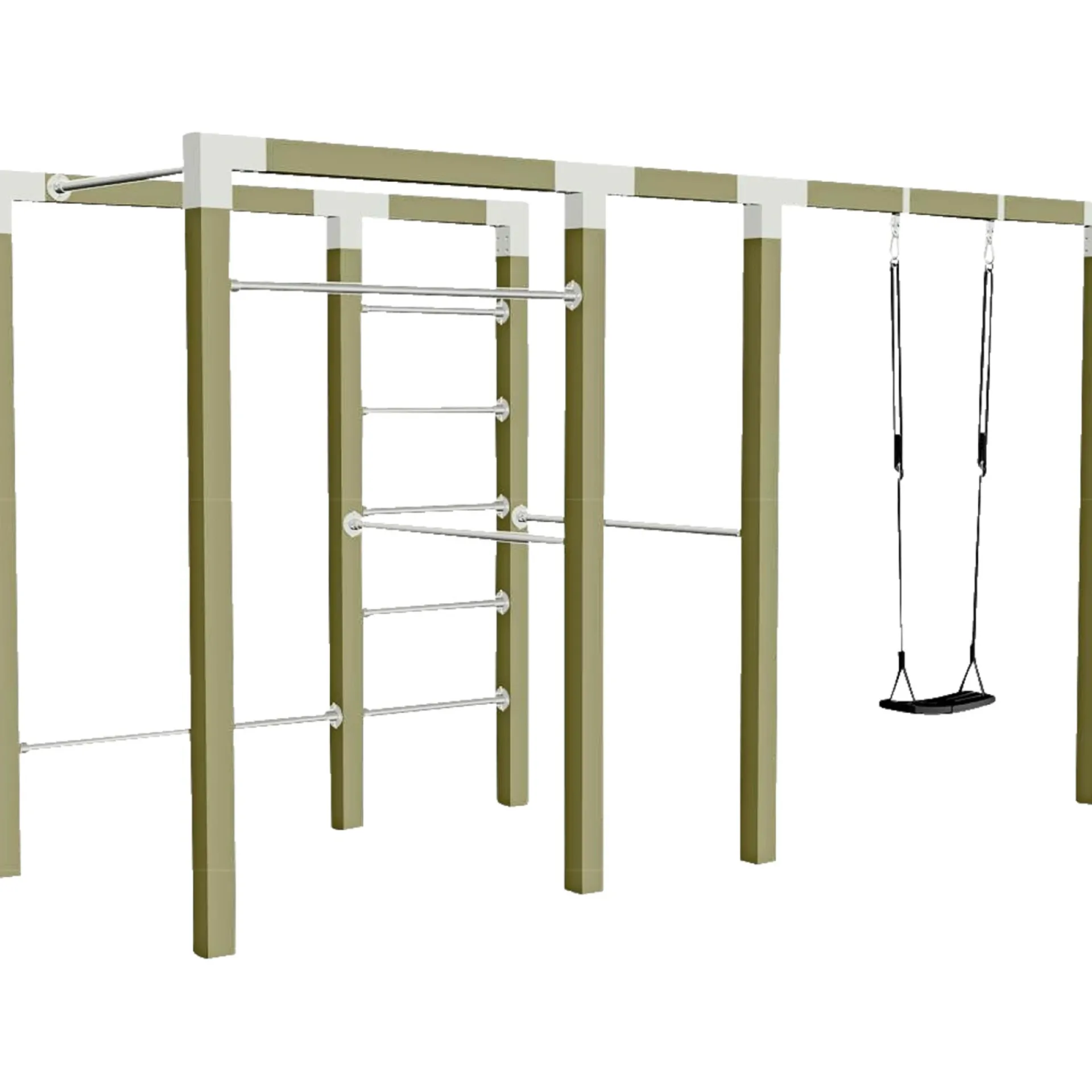 Discount Plus OUTDOOR FITNESSSTATIV 220 X 138 X 380 CM NATUR