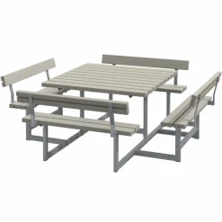 Discount Plus PICNIC BORDBÆNKESÆT GRÅBRUN