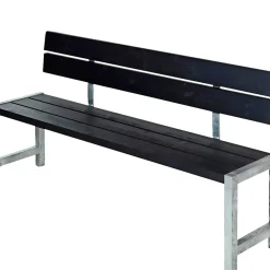 Hot Plus PLANKEBÆNK SORT 176 CM