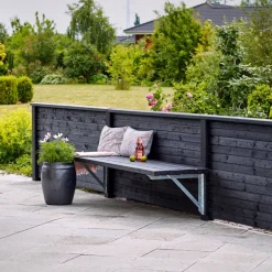 Outlet Plus PROFILHEGN TRYKIMPRÆGNERET OG GRUNDMALET SORT 174 X 91 CM