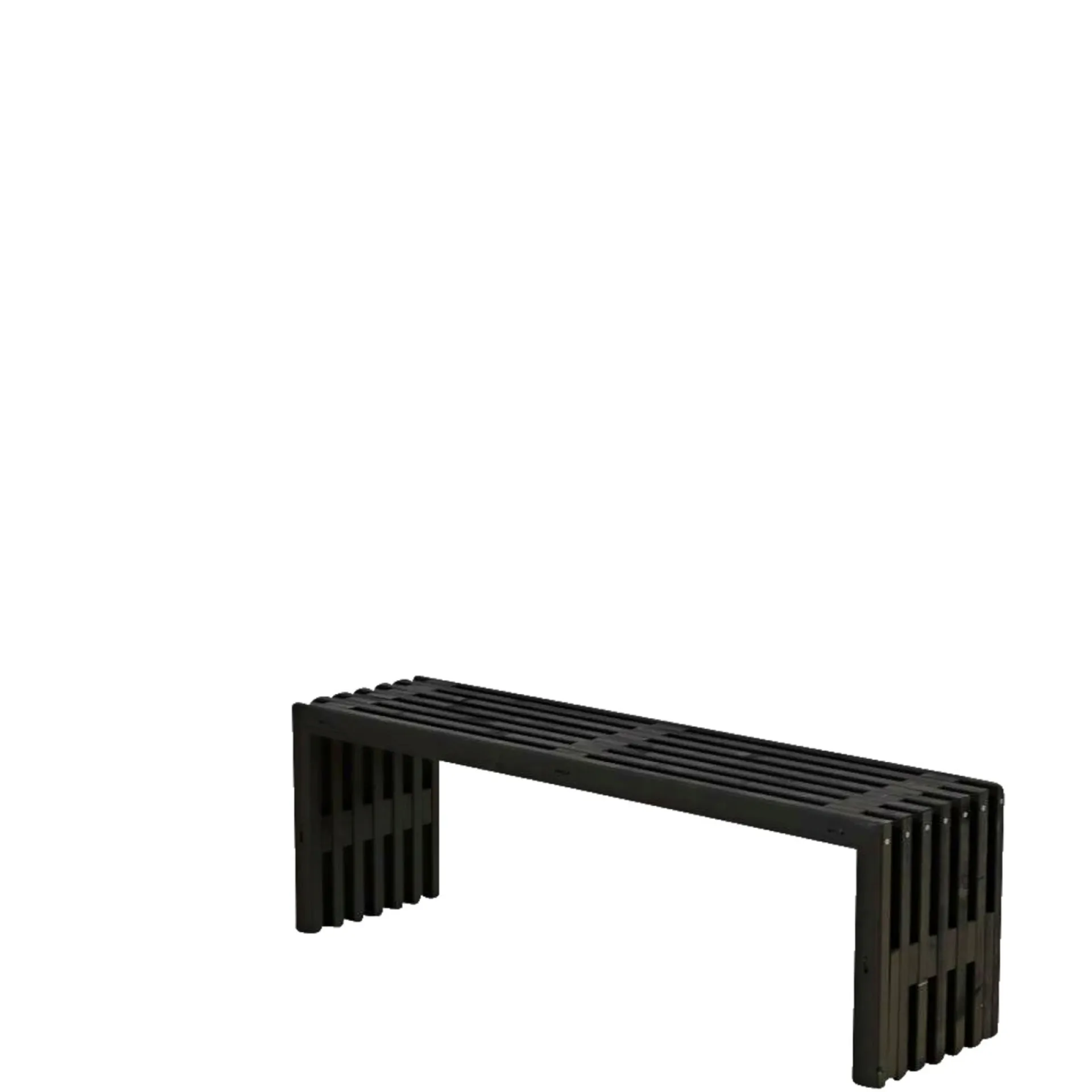 Discount Plus RUSTIK TRALLEBÆNK SORT 138 CM