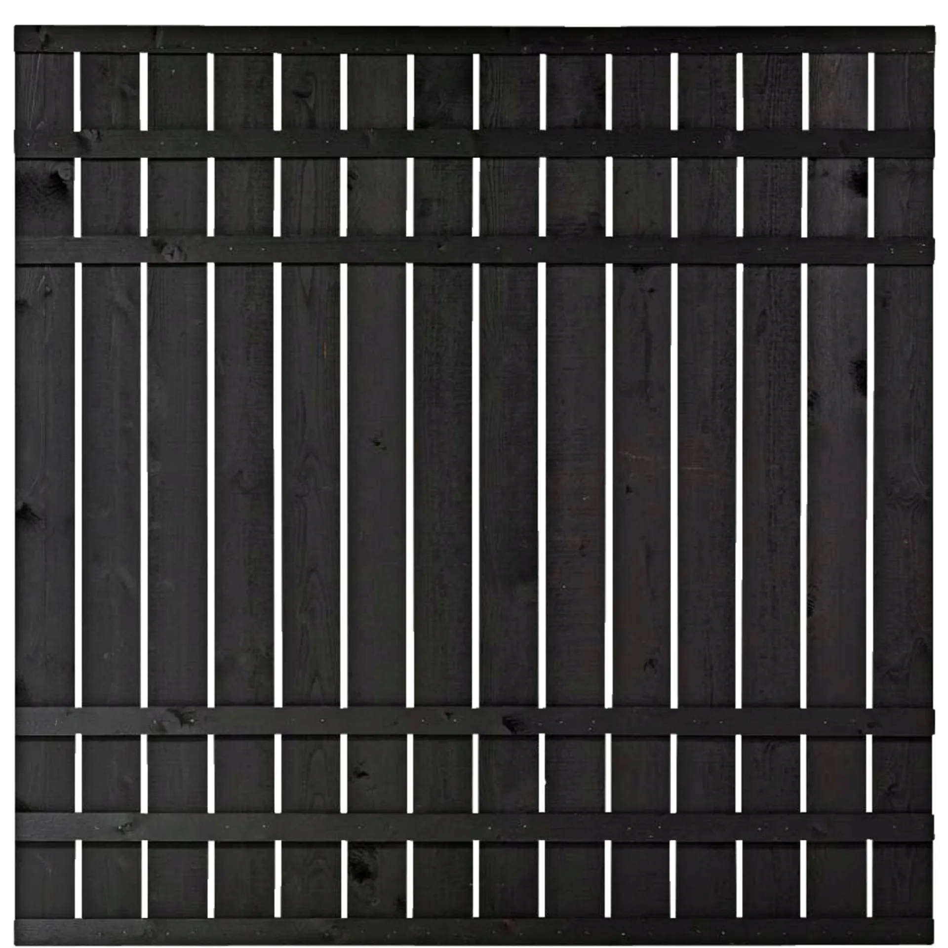 Discount Plus RUSTIK TRÆHEGN FUNGICIDBEHANDLET & GRUNDMALET 2 GANGE SORT 180 X 180 CM