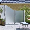 Best Plus SKRÅELEMENT GLASHEGN HÆRDET FROSTED 90 X 180 X 90 X 0.60 CM