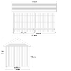 Discount Plus STANDARD HAVEHUS 10 M²