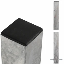 Sale Plus STÅLSTOLPE VARMGALVANISERET STÅL 8 X 8 X 186 CM