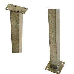 Discount Plus STÅLSTOLPE VARMGALVANISERET STÅL 4.50 X 4.50 X 103.30 CM