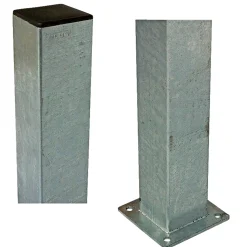 Discount Plus STÅLSTOLPE VARMGALVANISERET VARMGALVANISERET 150 X 8 X 8 CM