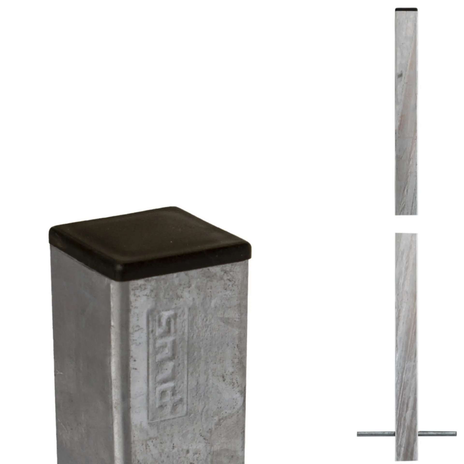 Hot Plus STÅLSTOLPE VARMGALVANISERET STÅL 4.50 X 4.50 X 186 CM