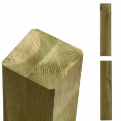 Clearance Plus STOLPE TRYKIMPRÆGNERET NTR KLASSE A NATUR 9 X 9 X 148 CM