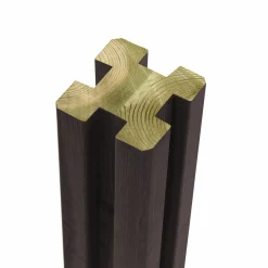 Discount Plus STOLPE TRYKIMPRÆGNERET SORT 9 X 9 X 298 CM