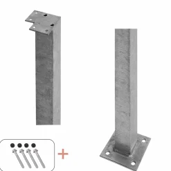 Sale Plus STOLPE VARMGALVANISERET STÅL 4.50 X 4.50 X 103.30 CM