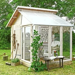 Best Plus UDERUM REDSKABSRUM M/DRIVHUS 6,6 M2