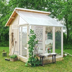 Best Plus UDERUM REDSKABSRUM M/DRIVHUS 6,6 M2