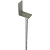 Discount PN beslag STOLPEBÆRER 75X90X400 MM VARMGALVANISERET