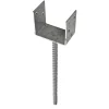 New PN beslag STOLPEBÆRER 101X90X400 MM VARMGALVANISERET