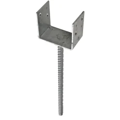 New PN beslag STOLPEBÆRER 101X90X400 MM VARMGALVANISERET