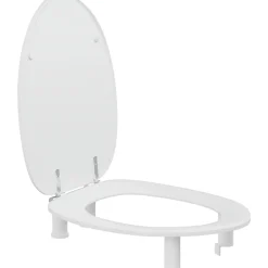 Pressalit DANIA 100 MM. FORHØJET R34000 TOILETSÆDE HVID