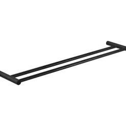 Hot Pressalit HOME DOBBELT HÅNDKLÆDESTANG MAT SORT 60 CM