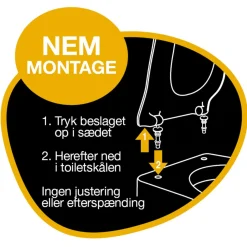 Sale Pressalit SIGN ART/SPIRA ART S1092 TOILETSÆDE HVID