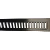 Purus 800 MM RIB, SORT AFLØBSRIST 92.50 X 800 MM