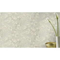 Discount Rasch STUDIO 2027 RANKER OG BLOMSTER TAPET 0,53X10 M