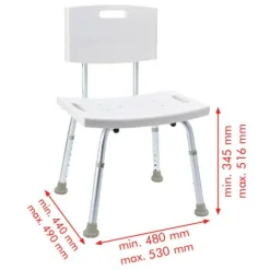 New Ridder Assistent JUSTERBAR, HVID BADESTOL