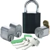 Outlet Ruko SERIE 1200 DOBBELT OVAL LÅSESÆT 6-STIFT RUSTFRIT STÅL 7 DELE