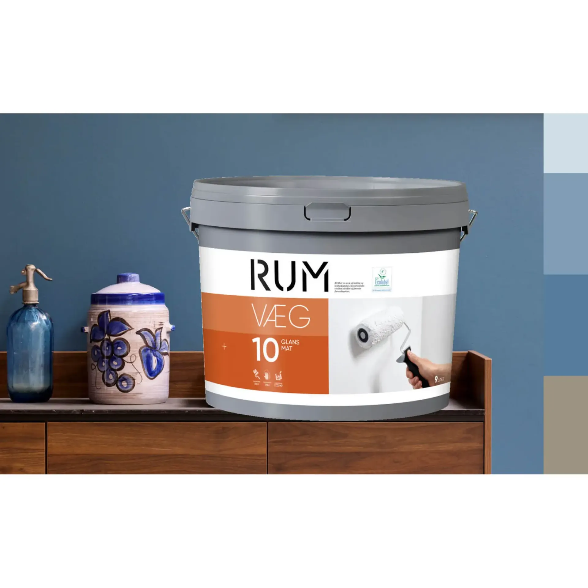 Hot Rum 10 VÆGMALING 9 L HVID