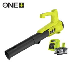 Clearance Ryobi LØVBLÆSER 18V MED BATTERI OG LADER