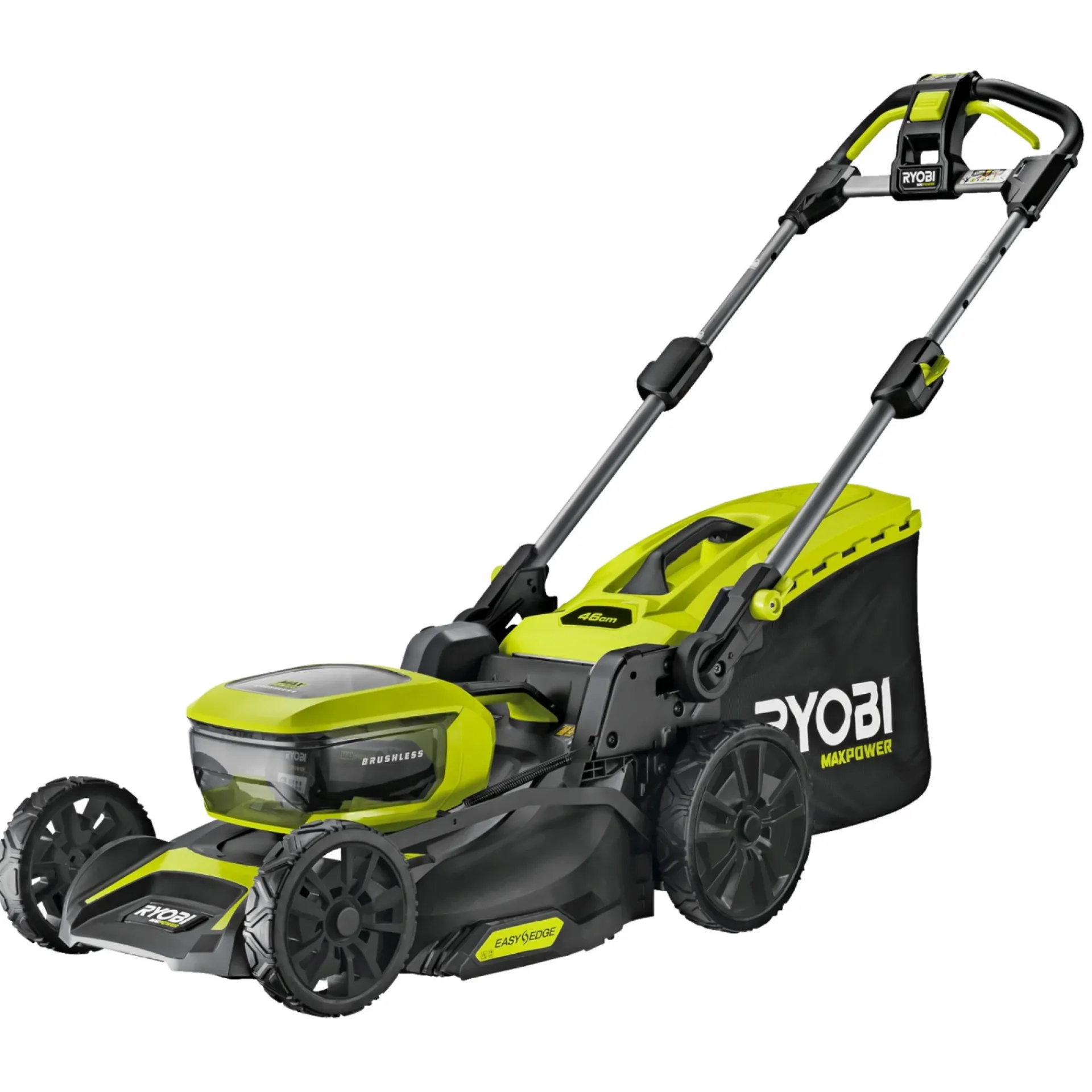 Hot Ryobi MAX POWER RY36LMX46A-240 PLÆNEKLIPPER AKKU 36V MED BATTERI OG LADER