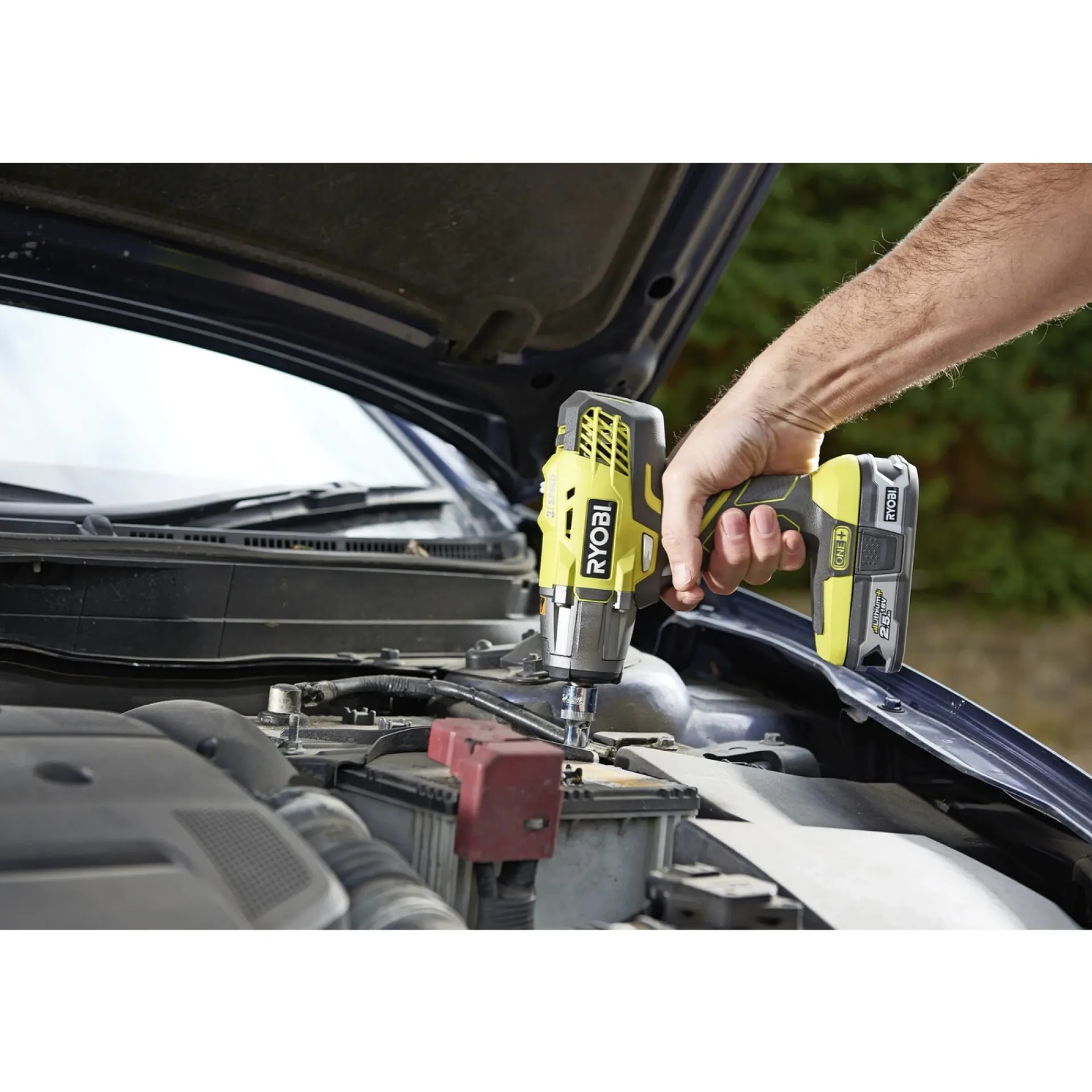 Hot Ryobi ONE+ R18IW3-0 SLAGSKRUENØGLE AKKU UDEN BATTERI OG LADER