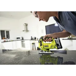 Online Ryobi ONE+ R18JS-0 STIKSAV AKKU 18V UDEN BATTERI OG LADER