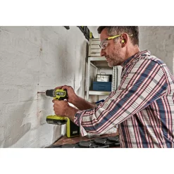 Clearance Ryobi RPD18C1-1C20G SLAGBOREMASKINE AKKU MED BATTERI OG LADER