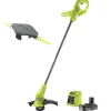 Clearance Ryobi RY18LT23A-120 + RAC155 GRÆSTRIMMER 23 18V MED BATTERI OG LADER