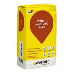 Sale Saint-Gobain Weber MULTI 280 REPARATIONSMØRTEL HVID 18 KG