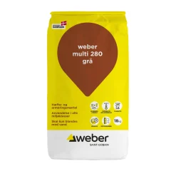 Clearance Saint-Gobain Weber MULTI 280 REPARATIONSMØRTEL GRÅ 18 KG