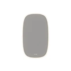 Clearance Scanbad DELTA SQUIRCLE SPEJL M/ LYS MED LYSSTYRING 100 X 60 CM