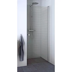 Discount Scanbad FLEXI MAT ALU PROFIL, 1 STK. BRUSEDØR KLAR GLAS 69 CM