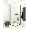 Clearance Scanbad FLEXI SORT PROFIL, 1 STK. BRUSEDØR KLAR GLAS 89 CM