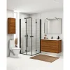 Hot Scanbad FLEXI SORT PROFIL, 1 STK. FOLDEDØR KLAR GLAS 99 CM