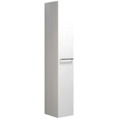 Clearance Scanbad MULTO HØJSKAB VENDBAR LÅGE HVID HØJGLANS 30 X 175 CM